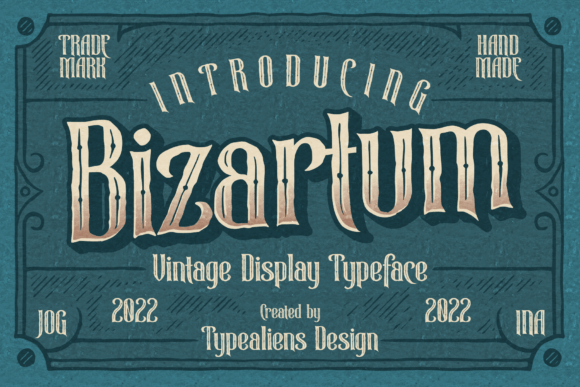 Bizartum Font - Featured Image