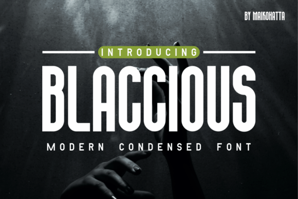 Blaccious Font - Featured Image