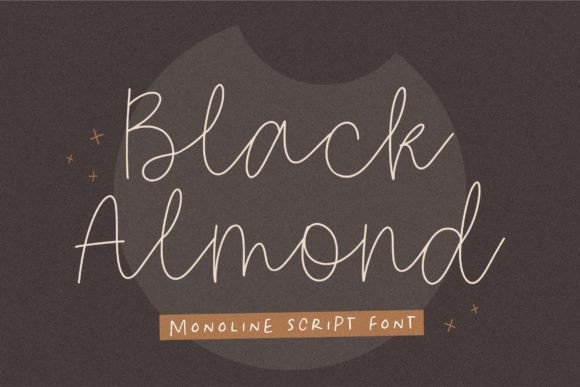 Black Almond Font - Featured Image