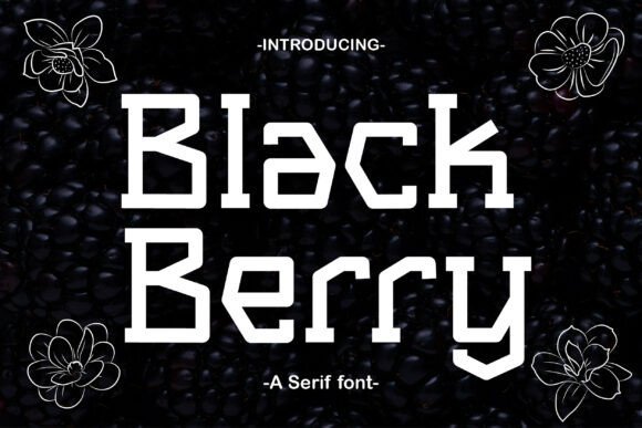 Black Berry Font - Featured Image