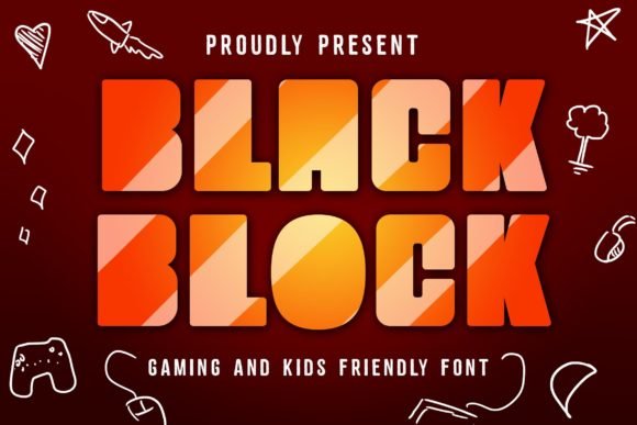 Black Block Font - Featured Image