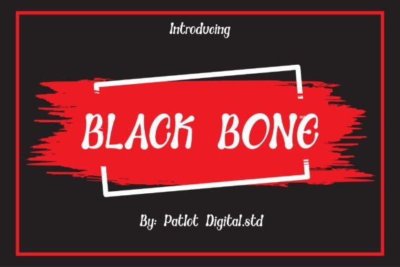 Black Bone Font - Featured Image