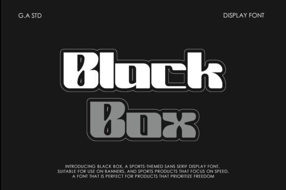 Black Box Font - Featured Image