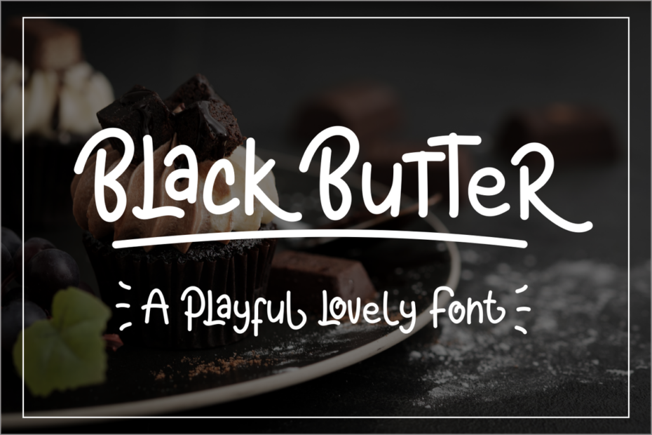 Black Butter Font - Featured Image