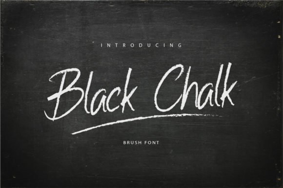 Black Chalk Font - Featured Image