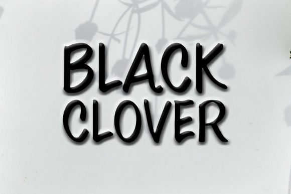 Black Clover Font - Featured Image