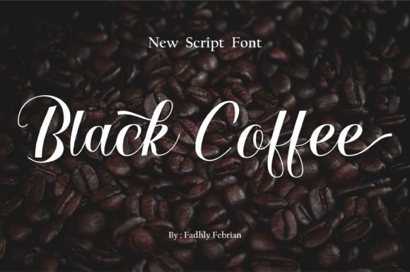 Black Coffee Font - Featured Image