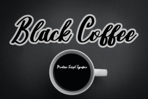 Black Coffee Font - Featured Image