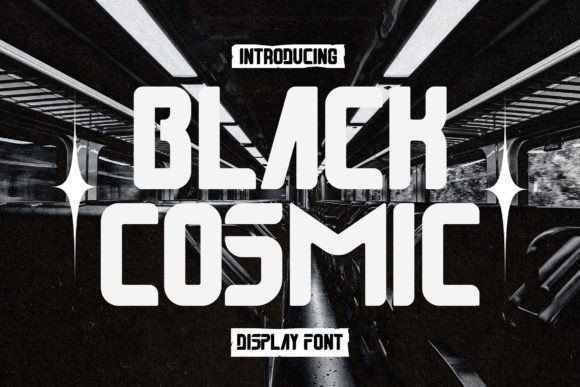 Black Cosmic Font - Featured Image