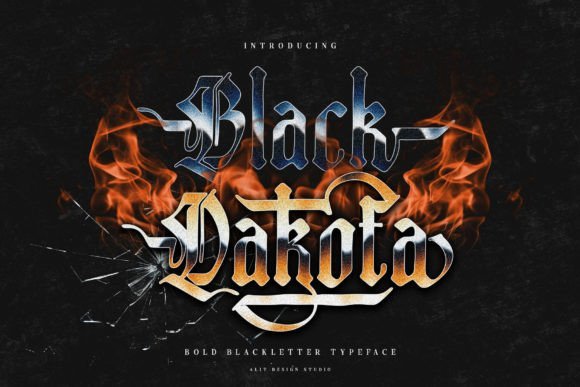 Black Dakota Font - Featured Image