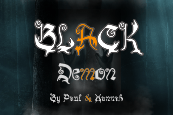 Black Demon Font - Featured Image