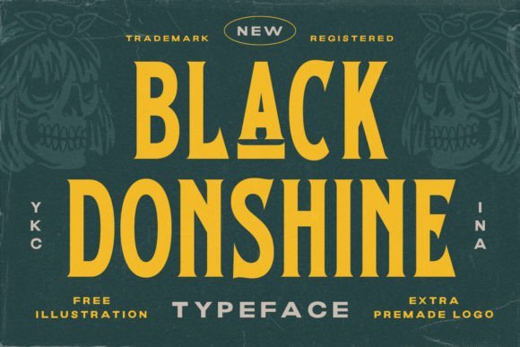 Black Donshine Font - Featured Image