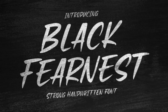 Black Fearnest Font - Featured Image