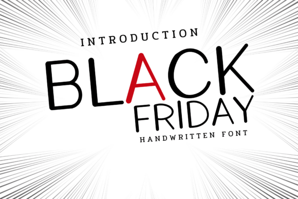 Black Friday Font - Featured Image