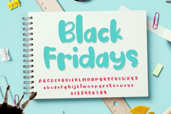 Black Fridays Font - Featured Image