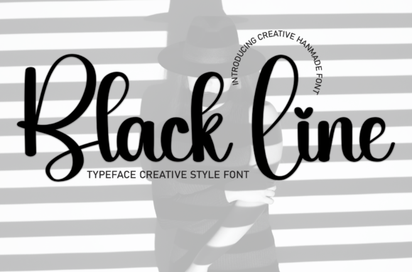 Black Line Font - Featured Image
