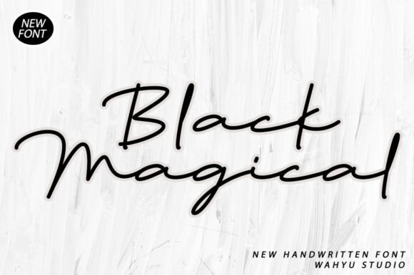 Black Magical Font - Featured Image
