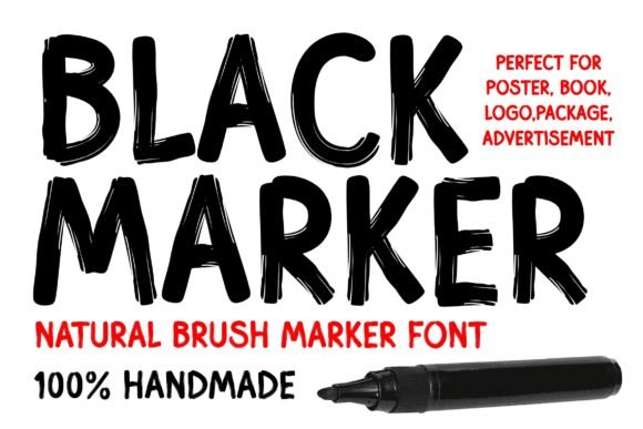 Black Marker Font - Featured Image