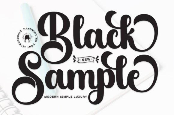 Black Sample Font - Featured Image