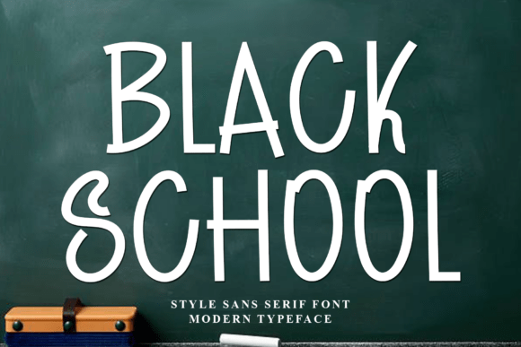 Black School Font - Featured Image