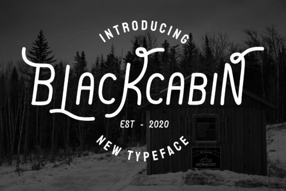 Blackcabin Font - Featured Image