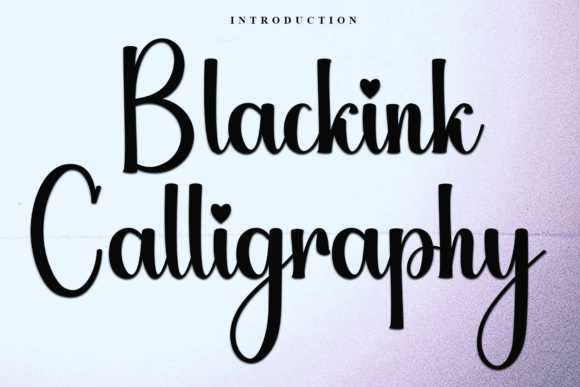 Blackink Calligraphy Font - Featured Image