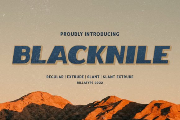 Blacknile Font - Featured Image