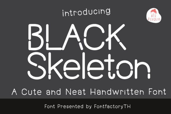 Blackskeleton Font - Featured Image
