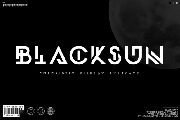 Blacksun Font - Featured Image