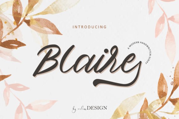 Blaire Font - Featured Image
