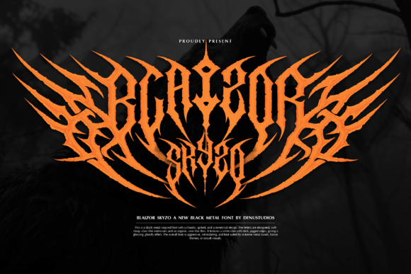 Blaizor Skyzo Font - Featured Image