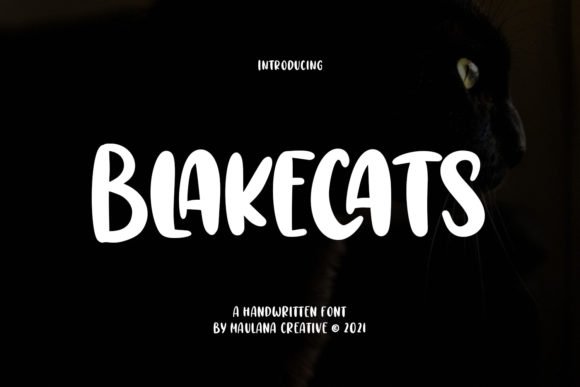 Blakecats Font - Featured Image