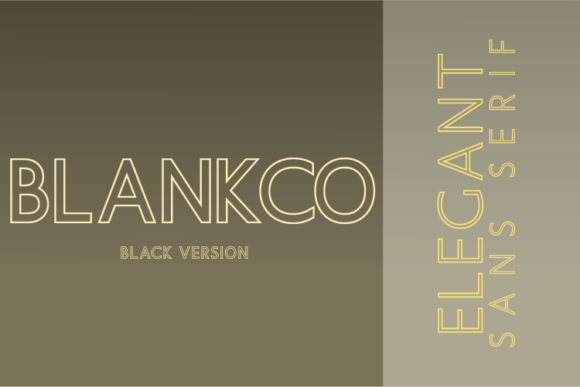 Blankco Outline Black Font - Featured Image
