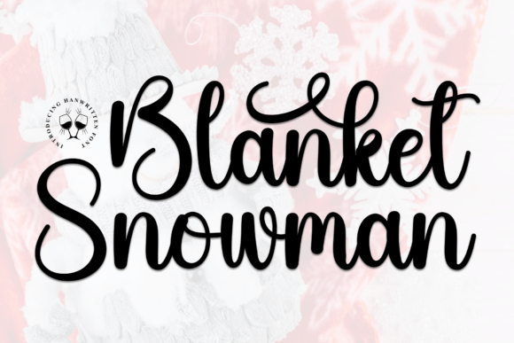 Blanket Snowman Font - Featured Image