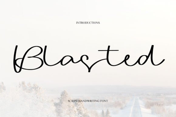 Blasted Font - Featured Image