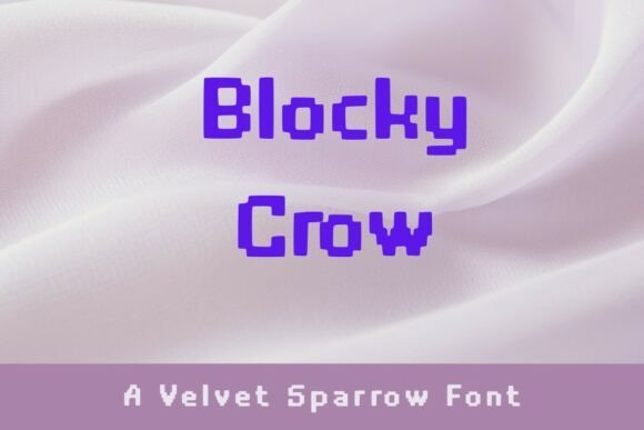 Blocky Crow Font - Featured Image