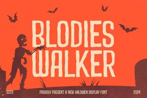 Blodies Walker Font - Featured Image