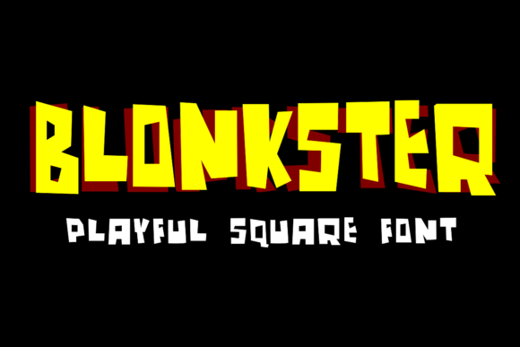 Blonkster Font - Featured Image