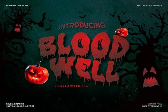 Blood Well Font - Featured Image
