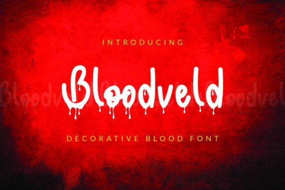 Bloodveld Font - Featured Image