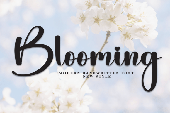 Blooming Font - Featured Image