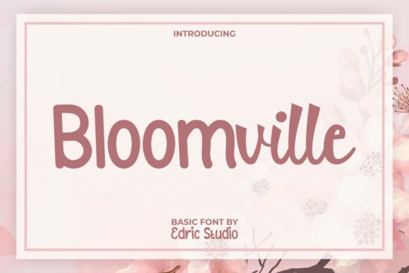 Bloomville Font - Featured Image
