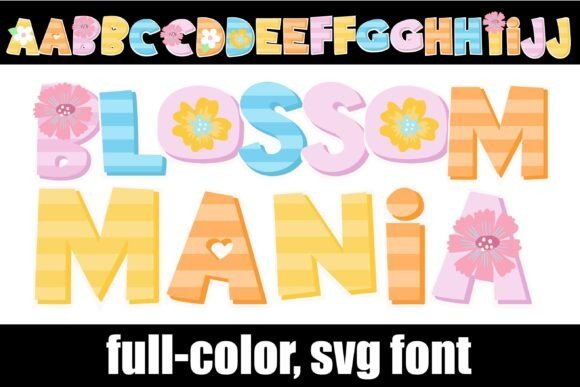 Blossom Mania Font - Featured Image