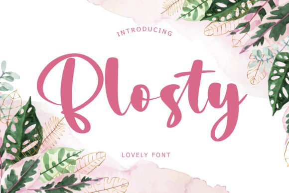 Blosty Font - Featured Image