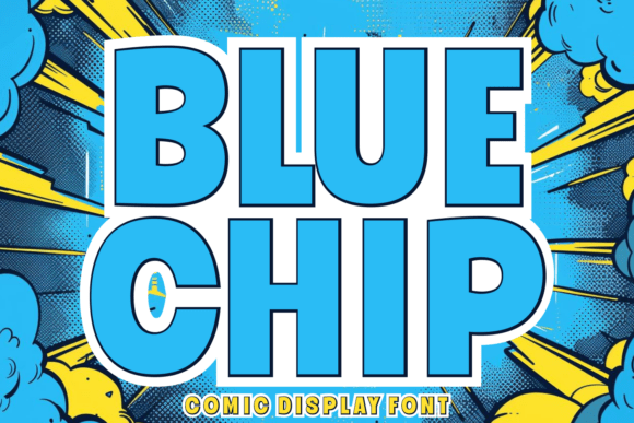 Blue Chip Font - Featured Image