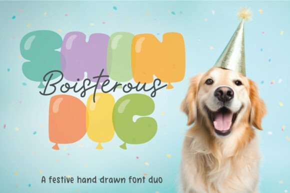 Boisterous Shindig Duo Font - Featured Image