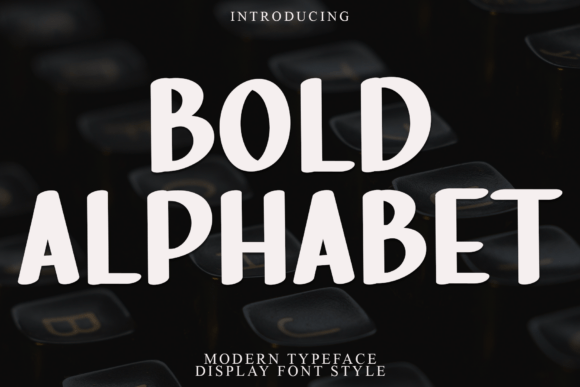 Bold Alphabet Font - Featured Image