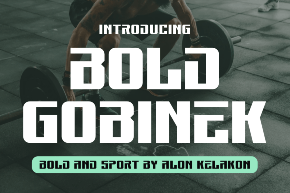 Bold Gobinek Font - Featured Image