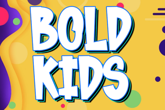 Bold Kids Font - Featured Image