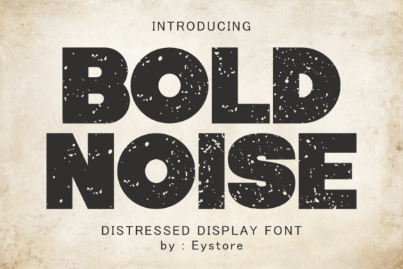Bold Noise Font - Featured Image